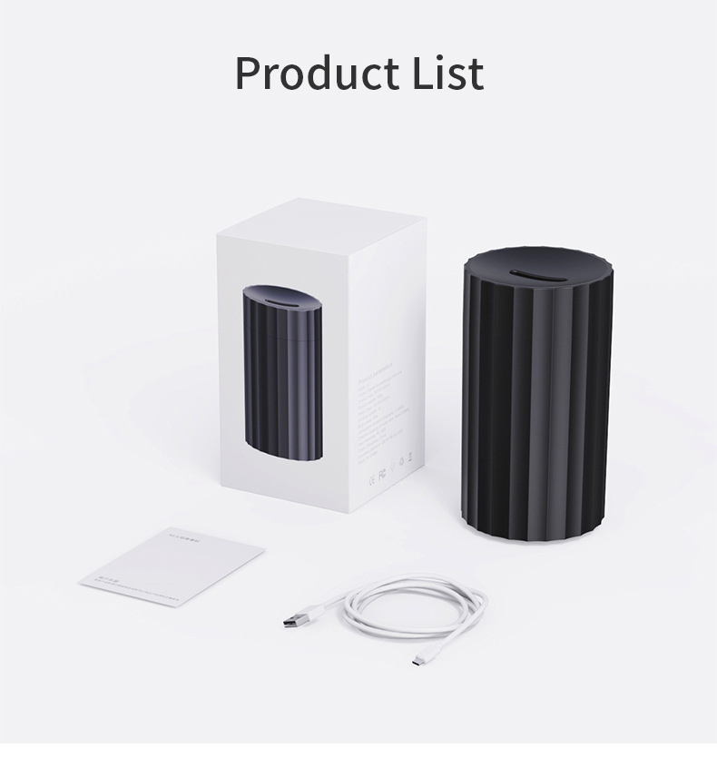 GlowMist- Difuzor Auto cu Efect de Flacara si LED