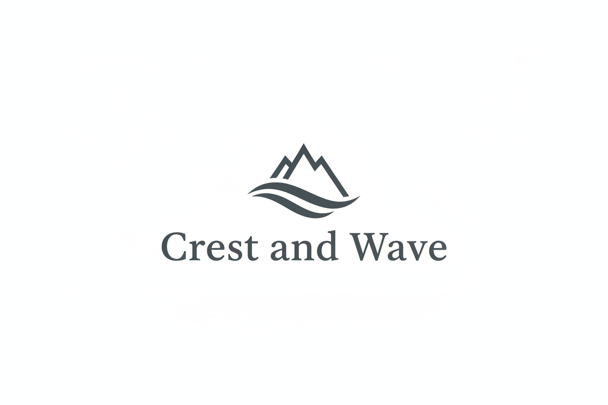 Crest and Wave Logo